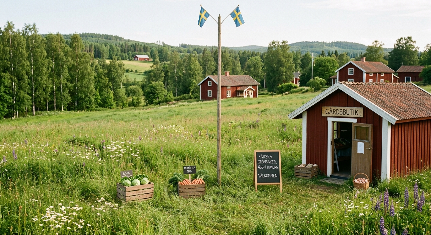Lokala råvaror i Nyköping: gårdsbutiker och producenter att handla direkt från