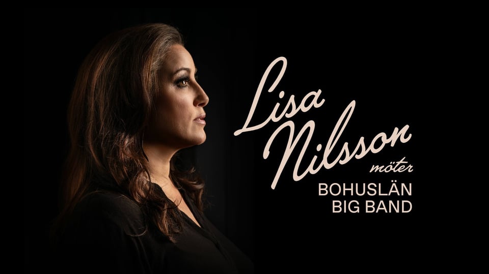 Lisa Nilsson och Bohuslän Big Band på scen